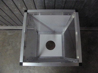 système de filtration de l'air - Vue de dessus