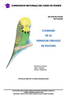 STANDARD DE LA PERRUCHE ONDULEE DE POSTURE